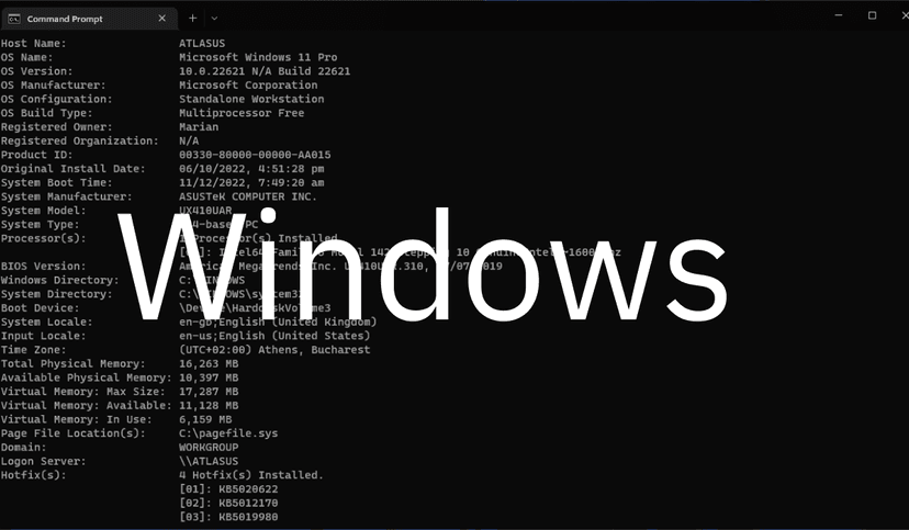 Using Windows for Web Development